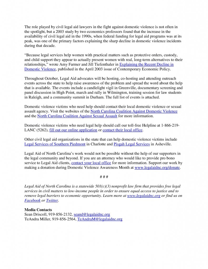 During Domestic Violence Awareness Month, Legal Aid helps light pathway to peace2