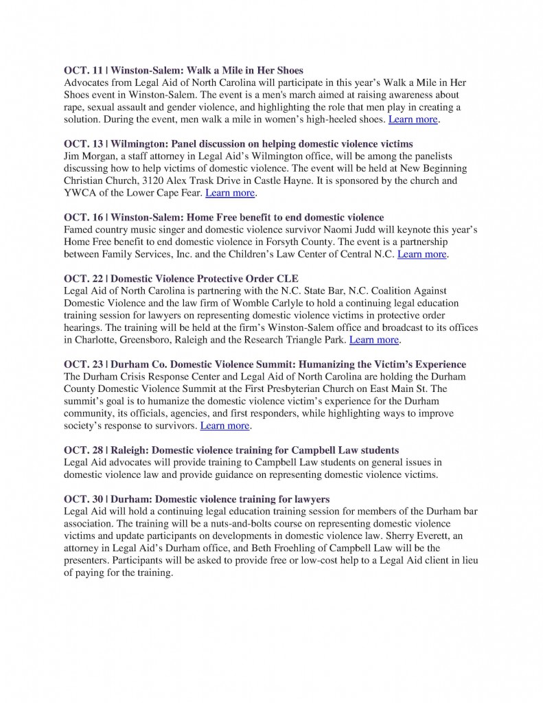 During Domestic Violence Awareness Month, Legal Aid helps light pathway to peace4